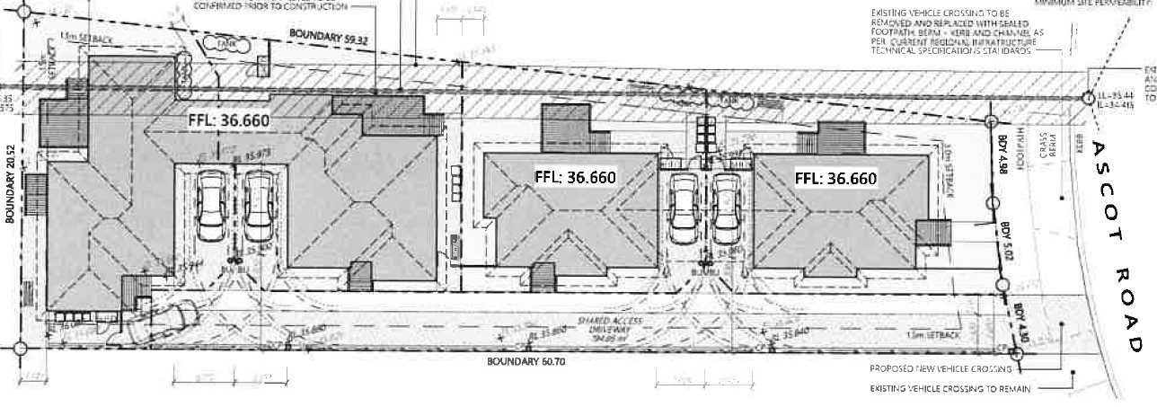 Ascot Road Hamilton site plan AA111492