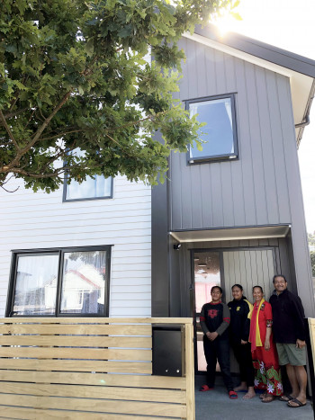 The Aukisitino family is delighted to move into their new family home in time to celebrate Christmas.