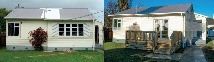 Retrofit programme before and after the upgrade