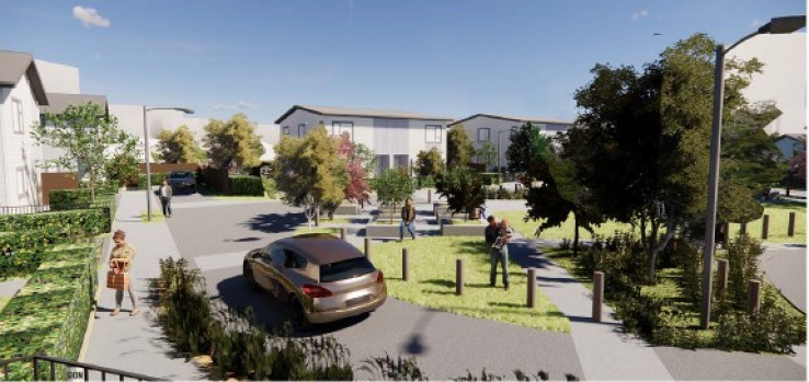 Render of new homes at Mahora